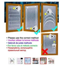 Merkloos Magnetische Raamwisser - Ruitenreiniger - Dubbel Glas - Rood - 5-24 Mm Glas -Schoonmaakmiddelen Korting 1052x1200