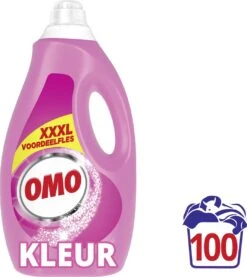 Omo Vloeibaar Wasmiddel Kleur - 100 Wasbeurten - Grootverpakking -Schoonmaakmiddelen Korting 1071x1200