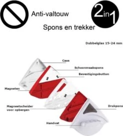 Borvat® | Magnetische Raamwisser | Ruitenreiniger -Schoonmaakmiddelen Korting 1082x1200 4