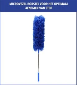 Telescopische Plumeau – Uitschuifbaar – Microvezel – Set Van 3 Opzetstukken – Stoffer – Ragebol -Schoonmaakmiddelen Korting 1085x1200 4