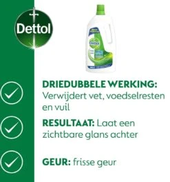 Dettol Power & Fresh - Allesreiniger - Orignal - 6 X 1,5 Liter -Schoonmaakmiddelen Korting 1123x1200 3