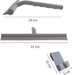 ATV PERFECTUM Douchewisser Wit Met Ophangsysteem - Raamwisser- Trekker Douche - Silicone - 21cm X 16cm - Badkamer Accessoires - Douchewisser -Schoonmaakmiddelen Korting 1155x1200 4