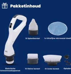 B-care Elektrische Schoonmaakborstel - 4 Opzetstukken - Wasborstel - Poetsmachine - Schrobborstel - Handborstel - Werkborstel - Schrobber - Boorborstel - Schoonmaakmiddelen - Reinigingsborstel 14 B-care Elektrische Schoonmaakborstel - 4 Opzetstukken - Wasborstel - Poetsmachine - Schrobborstel - Handborstel - Werkborstel - Schrobber - Boorborstel - Schoonmaakmiddelen - Reinigingsborstel -Schoonmaakmiddelen Korting 1160x1200 3