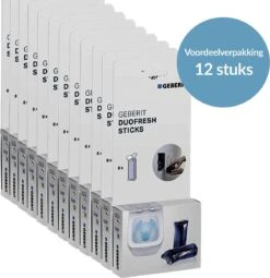 Geberit DuoFresh Sticks - 96 Stuks - Voordeelverpakking - Toilet/WC Blokjes Inbouwreservoir -Schoonmaakmiddelen Korting 1163x1200 4