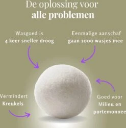 Goodlifehacks Originele XL 6 Stuks Drogerballen - Wasbollen - Wasverzachter - Zero Waste Dryerballs - Duurzaam - Herbruikbare Droogballen - Wit & Grijs - Energie Besparen -Schoonmaakmiddelen Korting 1182x1200