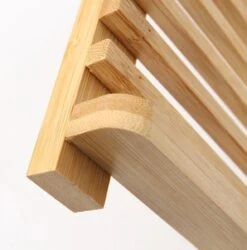 Merkloos Decopatent® Afdruiprek Voor Afwas - Bamboe - Hout - Inklapbaar Afdruiprek - Afwasrekje Inclusief Bestekhouder - Afwas Druiprek -Schoonmaakmiddelen Korting 1184x1200 1