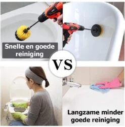 ESSIBLE Schrobborstel - Polypropyleen - Borstel Boormachine - Schrobborstel - Schuurborstel - Automatische Reiniging - 3 Delige Borstelset Voor Boormachine 9 ESSIBLE Schrobborstel - Polypropyleen - Borstel Boormachine - Schrobborstel - Schuurborstel - Automatische Reiniging - 3 Delige Borstelset Voor Boormachine -Schoonmaakmiddelen Korting 1185x1200 2