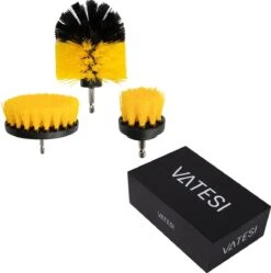 Borstelset Voor Boormachine - Met Verlengstuk - Borstelset Boormachine - Schrobborstel - Schuurborstel -Schoonmaakmiddelen Korting 1190x1200 6