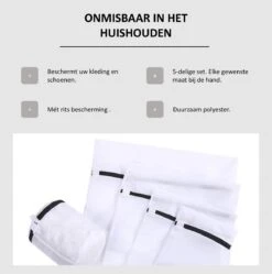 Merkloos Waszakken | Set Van 5 Waszakjes Met Rits - Waszak - Wasnet - Kledingzakjes - BH Was Zakjes - Laundry Bag Set Voor Ondergoed - Kleding - Delicaat Wasgoed - Wasmachine Zakjes - Wasgoed -Schoonmaakmiddelen Korting 1192x1200 1