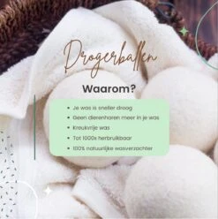 Geniet Van Gemak® | Herbruikbare Wollen Drogerballen | Wasbollen | Schaapswol | Duurzame En Energiebesparende Wasballen | 6 XL Drogerballen 12 Geniet Van Gemak® | Herbruikbare Wollen Drogerballen | Wasbollen | Schaapswol | Duurzame En Energiebesparende Wasballen | 6 XL Drogerballen -Schoonmaakmiddelen Korting 1195x1200 2