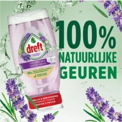 Dreft Natuurlijke Geur - Afwasmiddel - Lavendel & Rozemarijn - Ondersteboven Fles - Voordeelverpakking 8 X 370 Ml -Schoonmaakmiddelen Korting 1195x1200 6