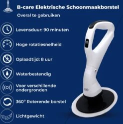 B-care Elektrische Schoonmaakborstel - 4 Opzetstukken - Wasborstel - Poetsmachine - Schrobborstel - Handborstel - Werkborstel - Schrobber - Boorborstel - Schoonmaakmiddelen - Reinigingsborstel 15 B-care Elektrische Schoonmaakborstel - 4 Opzetstukken - Wasborstel - Poetsmachine - Schrobborstel - Handborstel - Werkborstel - Schrobber - Boorborstel - Schoonmaakmiddelen - Reinigingsborstel -Schoonmaakmiddelen Korting 1196x1200 4