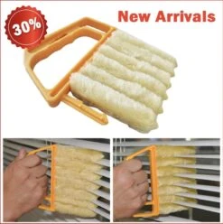 Merkloos Soluzzion - Professionele Luxaflex, Jaloezie & Lamellen Reiniger - Lamellen Borstel - Stof Verwijderen - Jaloezie Stoffer - Stofvrij Maken Van Raambekleding