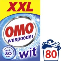 Omo Wit XXL Waspoeder 80 Wasbeurten 15 Omo Wit XXL Waspoeder 80 Wasbeurten -Schoonmaakmiddelen Korting 1198x1200 3