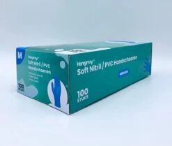 Nitrile Handschoenen Wegwerp-Nitrile-Gloves Powder Free Disposablos Latex Vrij -100 Stuks - Maat L - AQL 1.0!