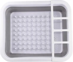 Merkloos Afdruiprek Voor Afwas - Afwasrek - Opvouwbaar - Inklapbaar - Compact - Vaatwasrek Met Bestekrekje -Schoonmaakmiddelen Korting 1200x1024