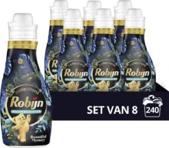 Robijn Collections Beautiful Mystery Wasverzachter - 8 X 30 Wasbeurten - Voordeelverpakking -Schoonmaakmiddelen Korting 1200x1053 1