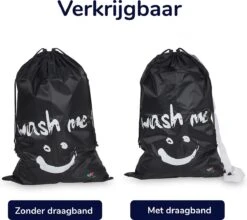 Wonair - Waszak Groot - 60x90cm - Zwart - Met Trekkoord En Draagband 14 Wonair - Waszak Groot - 60x90cm - Zwart - Met Trekkoord En Draagband -Schoonmaakmiddelen Korting 1200x1069