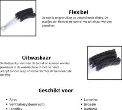 2x Luxaflex Reiniger - Jaloezie Reiniger - Lamellen Borstel - Stoffer -Plumeau - Stof Reiniger - Microvezeldoek - Borstel - -Schoonmaakmiddelen Korting 1200x1085 5