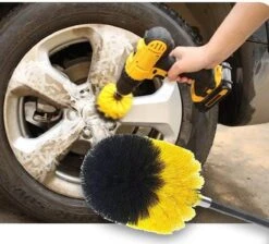 Borstelset Boormachine 25 Delig - Schuursponsjes- Schrobborstel – Boorborstel – Schuurborstel - Borstel Boormachine – Schoonmaakborstel – Reinigingsborstel – Tapijtreiniger - Borstelset -Schoonmaakmiddelen Korting 1200x1087 1