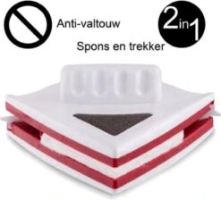 UP / Magnetische Raamwisser / Ruitenreiniger / Magnetische Glazenwasser / Glasreiniger Borstel / Ruitenwisser / Dubbele Magneet / Raamreiniger -Schoonmaakmiddelen Korting 1200x1087 4