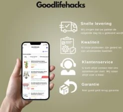 Goodlifehacks Originele XL 6 Stuks Drogerballen - Wasbollen - Wasverzachter - Zero Waste Dryerballs - Duurzaam - Herbruikbare Droogballen - Wit & Grijs - Energie Besparen -Schoonmaakmiddelen Korting 1200x1093