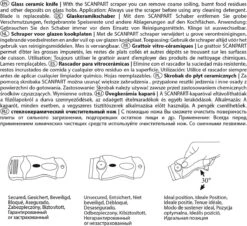 Scanpart Kookplaat Schraper - Schraapijzer - Radeermes - Voor Alle Glazen Kookplaten - Zoals Keramische Inductie En Halogeen Kookplaten - Kunststof - Vervangbaar Mesje - Krasvrij -Schoonmaakmiddelen Korting 1200x1097 7