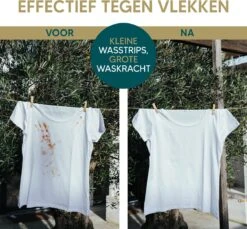 Wasmiddeldoekjes - Ongeparfumeerd Wasstrips 128 Wasbeurten – Wasmiddel Wasdoekjes - Natuurlijke Wasverzachter – Vegan – Zero Waste -Schoonmaakmiddelen Korting 1200x1111 1