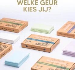 Wasmiddeldoekjes - Ongeparfumeerd Wasstrips 128 Wasbeurten – Wasmiddel Wasdoekjes - Natuurlijke Wasverzachter – Vegan – Zero Waste -Schoonmaakmiddelen Korting 1200x1123 1