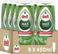 Dreft MaxPower - Vloeibaar Afwasmiddel - Voordeelverpakking 8 X 450 Ml 19 Dreft MaxPower - Vloeibaar Afwasmiddel - Voordeelverpakking 8 X 450 Ml -Schoonmaakmiddelen Korting 1200x1124 2