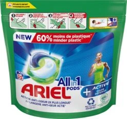Ariel All In 1 Pods + Actieve Geurbestrijding - Wasmiddel Wascapsules - 3 X 35 Wasbeurten - Voordeelverpakking -Schoonmaakmiddelen Korting 1200x1126 4