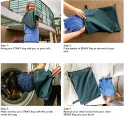 STNKY Pro Edition - Wasbare Sport, Reis- En Wastas - Groen - 13 Liter - Geurloos -Schoonmaakmiddelen Korting 1200x1129 4