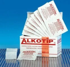 Alcoholdoekjes 90x110mm, 100 Stuks -Schoonmaakmiddelen Korting 1200x1138 2