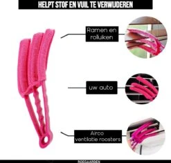 Jaloezie Reiniger - Lamellen Reiniger - Plumeau - Roze - Inclusief Voegenreiniger -Schoonmaakmiddelen Korting 1200x1145 2