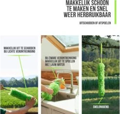 Strex Telescopische Plumeau Set Met Telescoopsteel - 60 Tot 140 Cm - Uitschuifbaar - Flexibel - Microvezel Ragebol - 5-Delige Schoonmaak Set -Schoonmaakmiddelen Korting 1200x1146 2