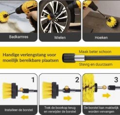 ESSIBLE Borstelboor - Set 20 Stuks - Schrobborstel - Polypropyleen - Borstel Boormachine - Schrobborstel - Schuurborstel - Automatische Reiniging - 20 Delige Borstelset Voor Boormachine 13 ESSIBLE Borstelboor - Set 20 Stuks - Schrobborstel - Polypropyleen - Borstel Boormachine - Schrobborstel - Schuurborstel - Automatische Reiniging - 20 Delige Borstelset Voor Boormachine -Schoonmaakmiddelen Korting 1200x1150 2