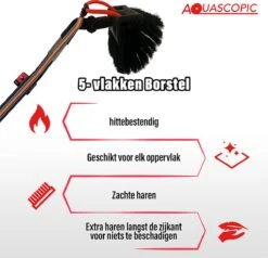 Aquascopic - Telescoopsteel Set Met Borstel - 7,2 Meter -Schoonmaakmiddelen Korting 1200x1155