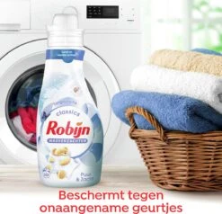 Robijn Puur & Zacht Wasverzachter - 8 X 30 Wasbeurten - Voordeelverpakking -Schoonmaakmiddelen Korting 1200x1156