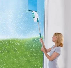 Leifheit - Telescoopsteel Met Draaiknop - 110-190 Cm - Click System -Schoonmaakmiddelen Korting 1200x1162 4