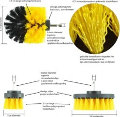 Merkloos Kibani 3 Delige Borstelset Voor Boormachine - Schrobborstel - Polypropyleen - Borstel Boormachine - Schuurborstel - Automatische Reiniging - Reinigingsborstels Voor Boormachine - Schoonmaakborstel 11 Merkloos Kibani 3 Delige Borstelset Voor Boormachine - Schrobborstel - Polypropyleen - Borstel Boormachine - Schuurborstel - Automatische Reiniging - Reinigingsborstels Voor Boormachine - Schoonmaakborstel -Schoonmaakmiddelen Korting 1200x1164 6