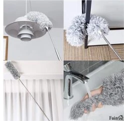 Fain® Plumeau Met Telescoopsteel – Grijs – 80 Tot 280 Cm - Uitschuifbaar – Wasbaar - Flexibel 360° Draaibaar – Duster - Microvezel Ragebol 19 Fain® Plumeau Met Telescoopsteel – Grijs – 80 Tot 280 Cm - Uitschuifbaar – Wasbaar - Flexibel 360° Draaibaar – Duster - Microvezel Ragebol -Schoonmaakmiddelen Korting 1200x1170 5