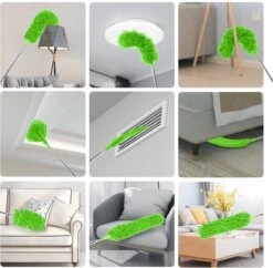 Strex Telescopische Plumeau Set Met Telescoopsteel - 60 Tot 140 Cm - Uitschuifbaar - Flexibel - Microvezel Ragebol - 5-Delige Schoonmaak Set -Schoonmaakmiddelen Korting 1200x1174 3