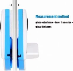 ECCEB - Magnetische Ramenwasser - Raamwisser - Dubbel Glas - Verstelbaar -Schoonmaakmiddelen Korting 1200x1174 4