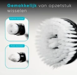 Merkloos Scrubclean Elektrische Schoonmaakborstel-7 In 1 Schrobber Met Steel-2 Standen Poetsmachine-max 130cm-badkamer/keuken/auto +gratis Houder -Schoonmaakmiddelen Korting 1200x1178 6