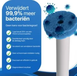 RevoBrush 28x Ocean Breeze Foaming Pads Navulling - WC Borstel Met Houder Vrijstaand -Schoonmaakmiddelen Korting 1200x1184 16