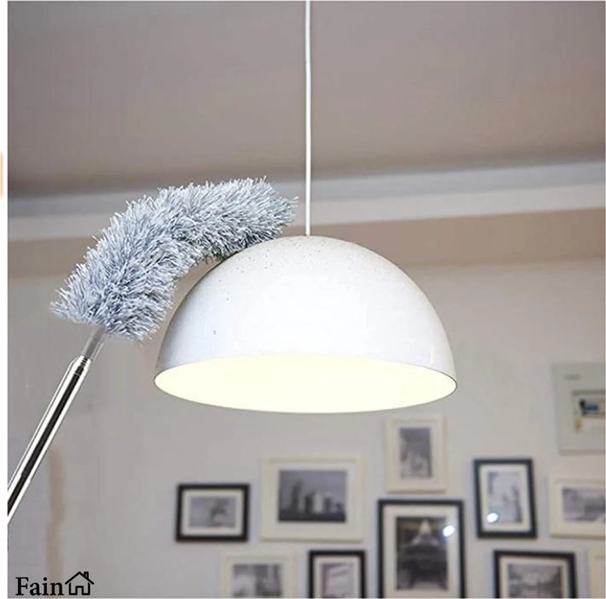 Fain® Plumeau Met Telescoopsteel – Grijs – 80 Tot 280 Cm - Uitschuifbaar – Wasbaar - Flexibel 360° Draaibaar – Duster - Microvezel Ragebol 3 Fain® Plumeau Met Telescoopsteel – Grijs – 80 Tot 280 Cm - Uitschuifbaar – Wasbaar - Flexibel 360° Draaibaar – Duster - Microvezel Ragebol - Afbeelding 3