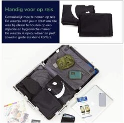 Wonair - Grote Waszak - Laundry Bag - Wash Me - 60x90cm - Zwart - Met Trekkoord -Schoonmaakmiddelen Korting 1200x1187 5