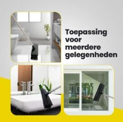 Schrobbezem Zwart Luiwagen Met Steel 120cm - Tuinbezem Straatbezem - Schoonmaak Schrobber Kunststof Harde Bezem - Schrobborstel En Schuurborstel -Schoonmaakmiddelen Korting 1200x1190 4