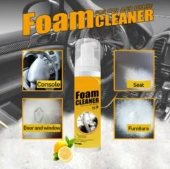 TLVX Bekleding Reiniger / Schuim Reiniger / Vlekken Reinigen / Interieur Reiniger / Foam Cleaner / 150ml / Auto Schoonmaak / Citroen Geur / Auto Interieur Reiniger / Vlekken Verwijderen Bankstel / Auto Stoel Schoonmaken / Effectief! -Schoonmaakmiddelen Korting 1200x1191 10