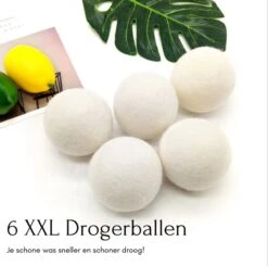 Geniet Van Gemak® | Herbruikbare Wollen Drogerballen | Wasbollen | Schaapswol | Duurzame En Energiebesparende Wasballen | 6 XL Drogerballen 13 Geniet Van Gemak® | Herbruikbare Wollen Drogerballen | Wasbollen | Schaapswol | Duurzame En Energiebesparende Wasballen | 6 XL Drogerballen -Schoonmaakmiddelen Korting 1200x1191